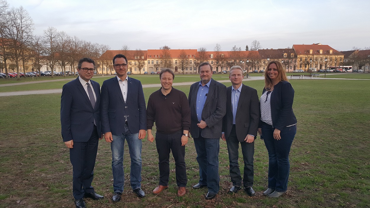 V.l.n.r.: KPV-Landesgeschäftsführer Helmut Gahsche, Michael Gayck, Dr. Jan Redmann, Frederik Otto, Jörg Gehrmann, Sebastian Steineke MdB, Jan-Pieter Rau